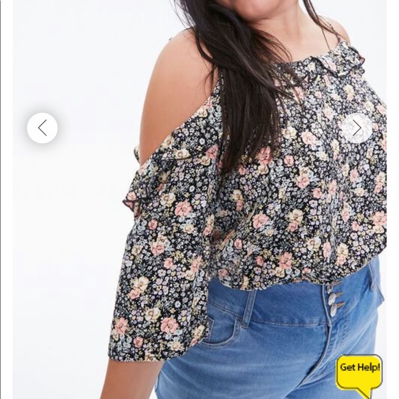 Forever 21 Tops - Floral Crop Top